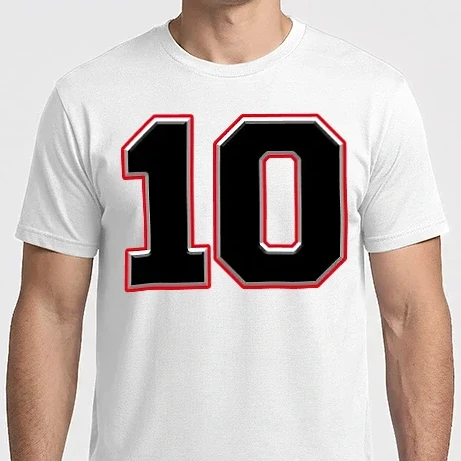 Férfi Imperial póló - sorszám,mezszám,szám, tizes,tíz,10