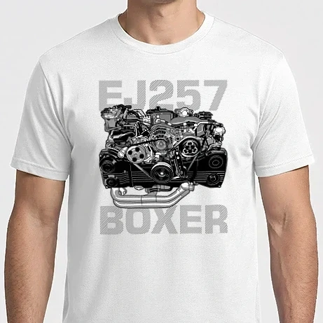 Férfi Imperial póló - Subaru EJ257 Boxer Engine (motor)