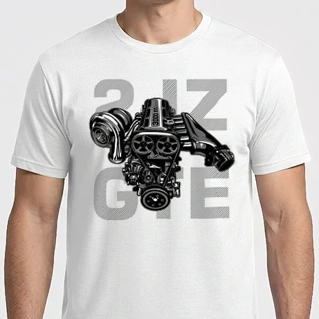 Férfi Imperial póló - Toyota 2JZ-GTE Engine (motor)