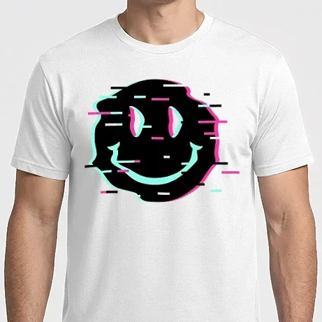 Férfi Imperial póló - Neon smiley
