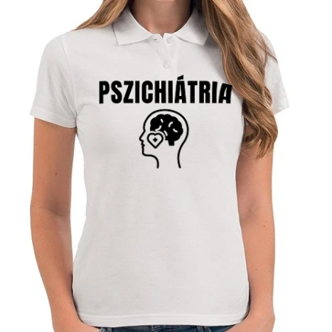 Női galléros póló - Pszichiátria