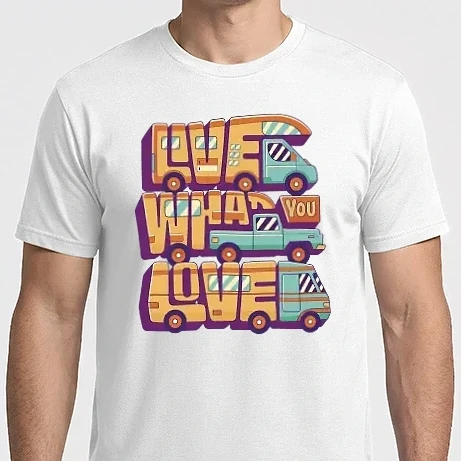 Férfi Imperial póló - Camper life