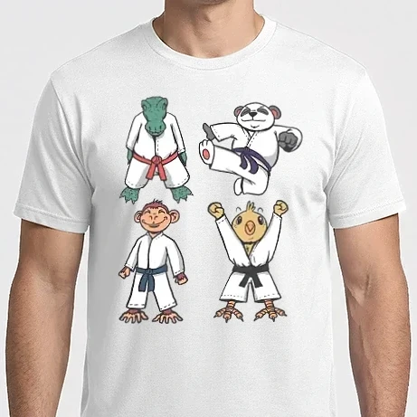 Férfi Imperial póló - Judo állatok