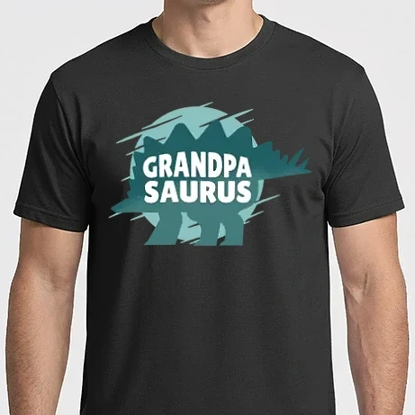 Férfi Imperial póló - Grandpa Saurus