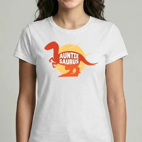 Női Imperial póló - Auntie Saurus