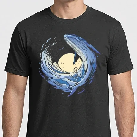 Férfi Imperial póló - Bálna hullám