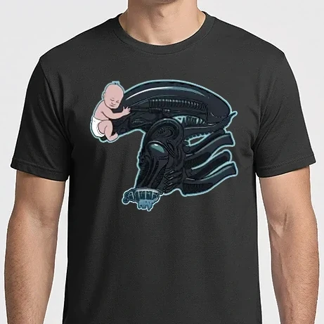 Férfi Imperial póló - Facehugger1