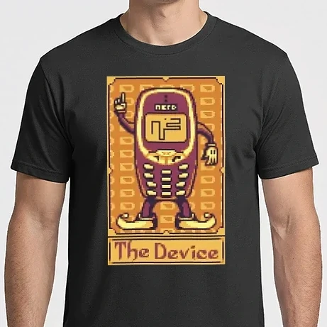 Férfi Imperial póló - The Device - Retro Telefon