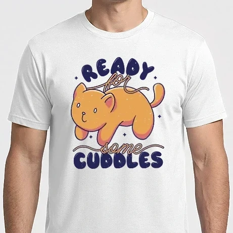 Férfi Imperial póló - Ready for some cuddles - Cica