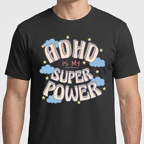 Férfi Imperial póló - ADHD is my super power