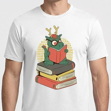 Férfi Imperial póló - Könyvmoly Sárkány