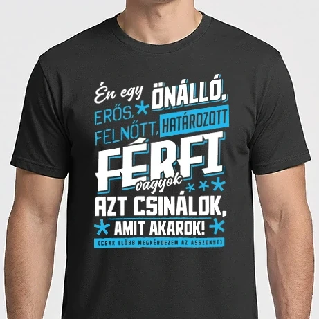 Férfi Imperial póló - Azt csinálok amit akarok