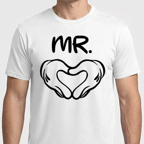 Férfi Imperial póló - Mr mickey szív