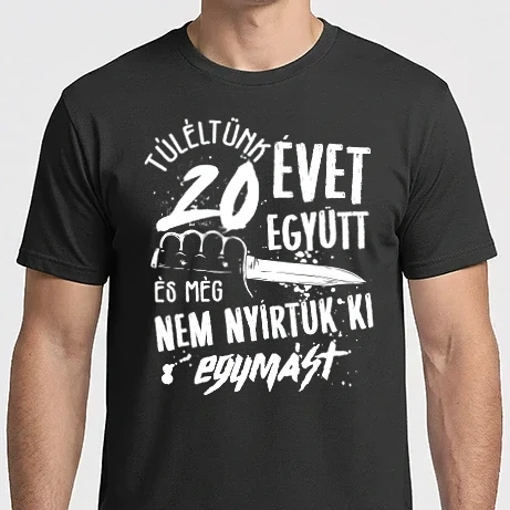 Férfi Imperial póló - Még nem nyírtuk ki egymást 20 éve együtt