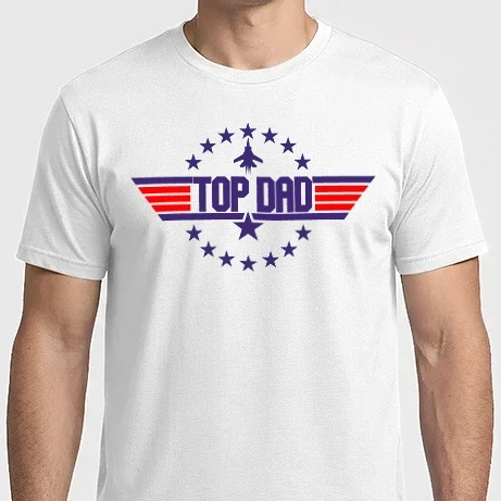 Férfi Imperial póló - Top dad top gun apáknak