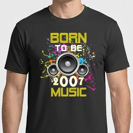 Férfi Imperial póló - born to be music 2007-ben született