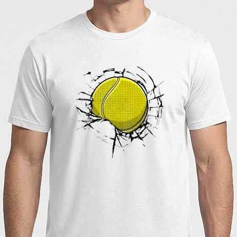 Férfi Imperial póló - Teniszlabda
