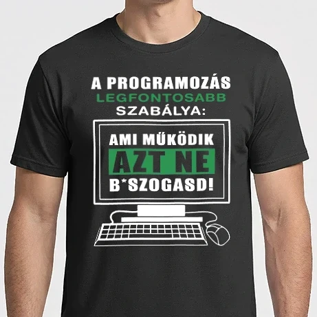 Férfi Imperial póló - Programozó szabály