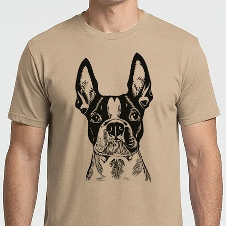 Férfi Imperial póló - boston terrier
