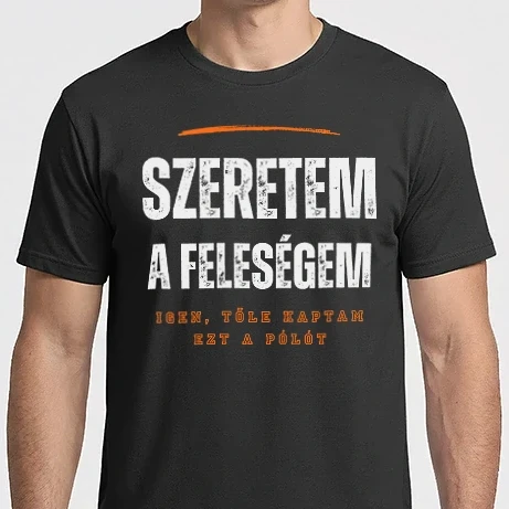 Férfi Imperial póló - Szeretem a feleségem