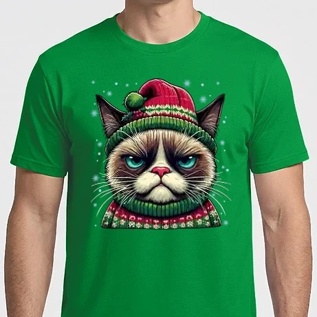 Férfi Imperial póló - Grumpy Christmas