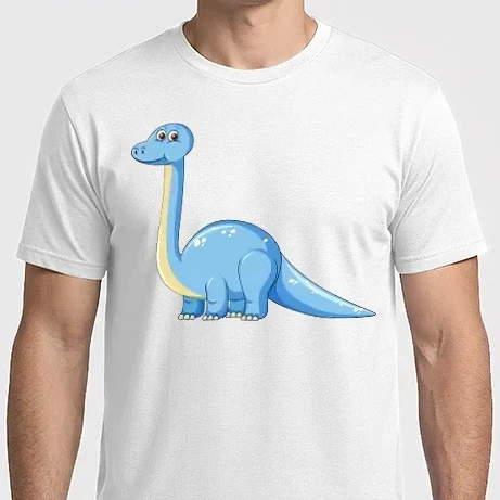 Férfi Imperial póló - kék dino mesefigura