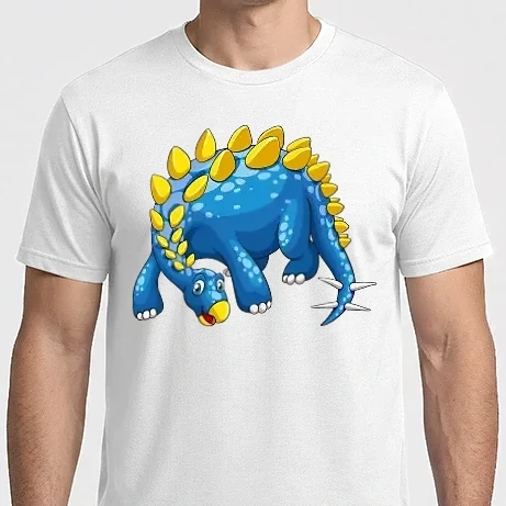 Férfi Imperial póló - kék dino, dinoszaurusz