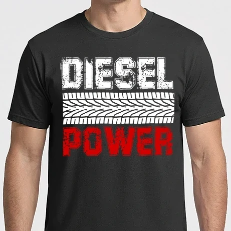 Férfi Imperial póló - Diesel Power (white)