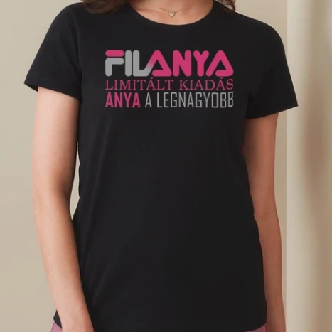 Női prémium kerek nyakú póló  - FilAnya