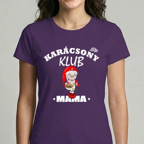 Női Imperial póló - Mama Karácsony Klub
