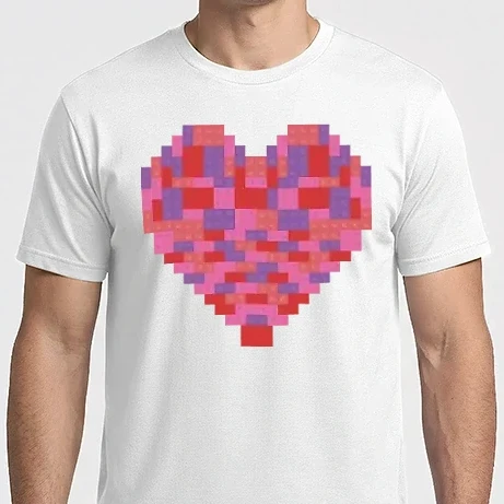 Férfi Imperial póló - Lego szív