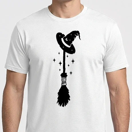 Férfi Imperial póló - Broom & witch hat