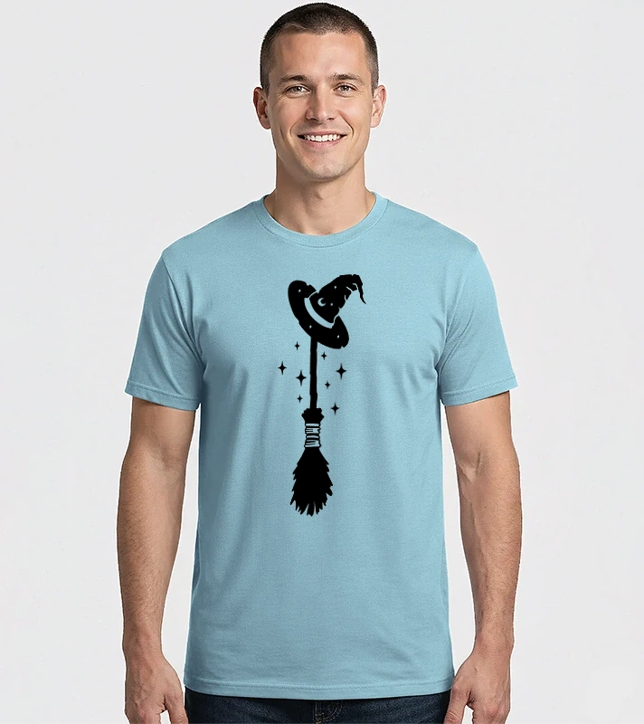 Broom & witch hat – Férfi Imperial póló