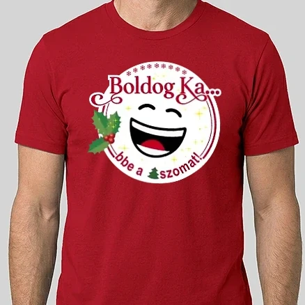 Férfi Alap póló - Boldog kabbe 