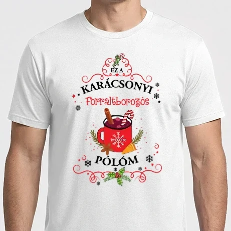 Férfi Imperial póló - Karácsonyi forraltborozós póló