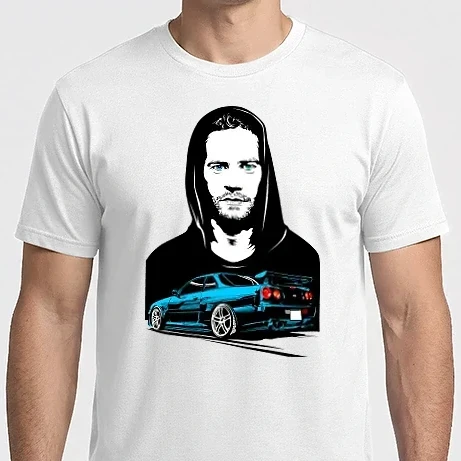 Férfi Imperial póló - Paul Walker - Nissan Skyline R34 