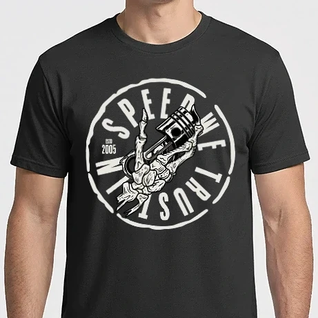 Férfi Imperial póló - Speed We Trust In (Gyorsaság, amiben bízunk)