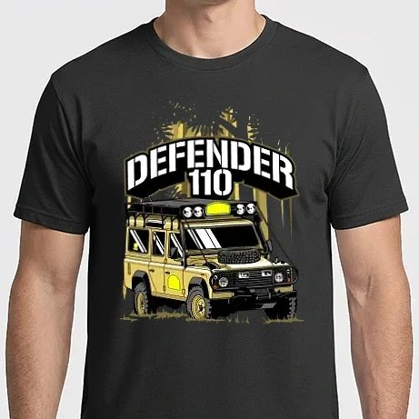 Férfi Imperial póló - Land Rover Defender 110