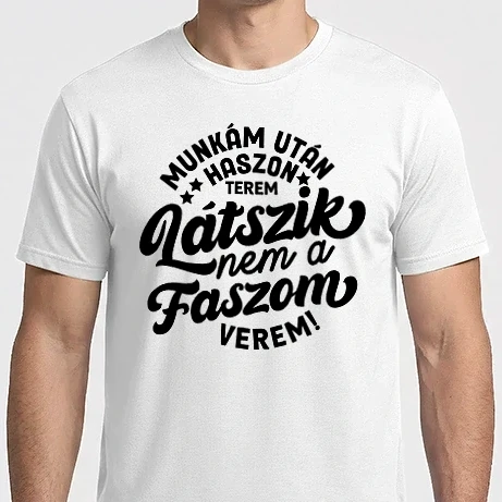 Férfi Imperial póló - Munkám után haszon látszik