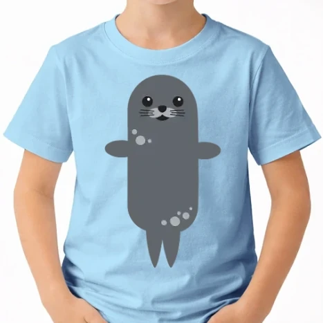 Uniszex gyerek Póló - Fóka 