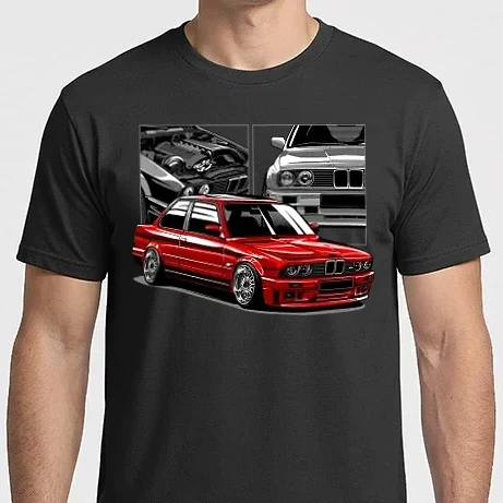 Férfi Imperial póló - BMW E30 