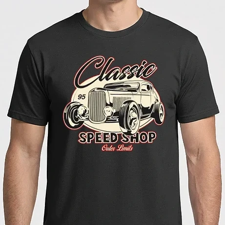 Férfi Imperial póló - Hot Rod - Classic Speed Shop 
