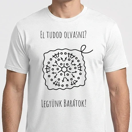 Férfi Imperial póló - El tudod olvasni? Legyünk barátok!