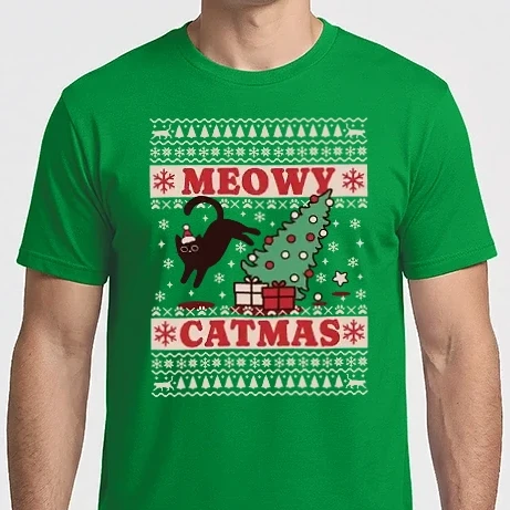 Férfi Imperial póló - Meowy Catmas