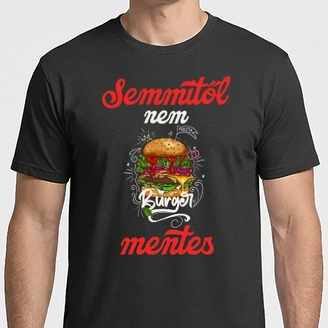 Férfi Imperial póló - semmitől nem mentes burger