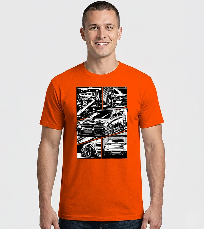 Mitsubishi Lancer Evo X – Férfi Imperial póló