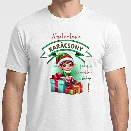 Férfi Imperial póló - Karácsonyi manófiú