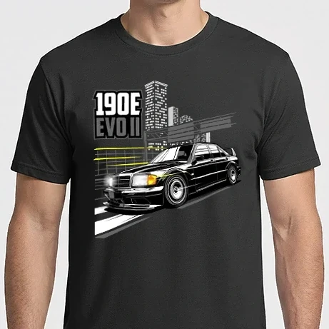 Férfi Imperial póló - Mercedes Benz 190E AMG Evolution 