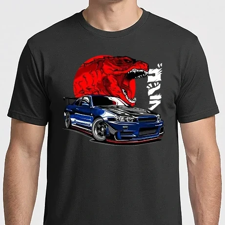 Férfi Imperial póló - Nissan Skyline GTR R34