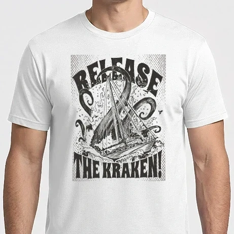 Férfi Imperial póló - Release The Kraken